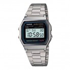 Casio Watch Display and Stainless Steel Strap A158