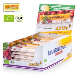 Aktiv3 Organic Endurance Bar Cranberry