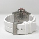 Nautica Unisex Analogue Quartz Movement Watch with Sports White Silicone Strap NSR 20 NAI12528G